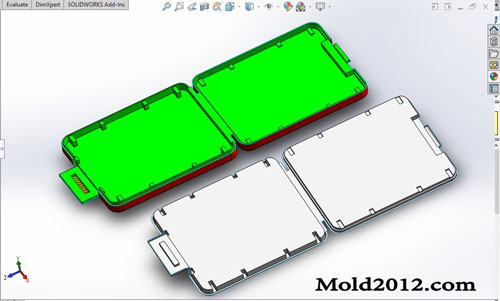 فیلم آموزش طراحی قالب پلاستیک solidworks